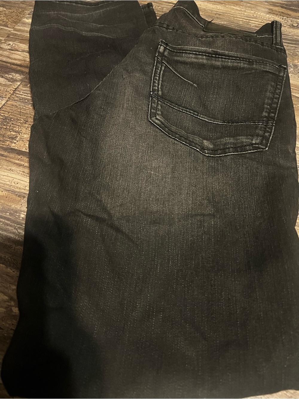BKE Men's Black Straight Jeans 28x32
